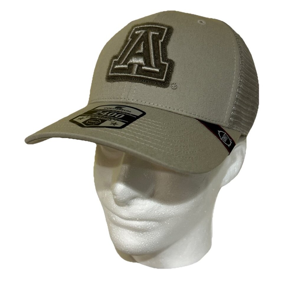 NEW Arizona Wildcats American Flag Colosseum Snapback Trucker Cap Hat Adult